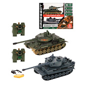 Танковый бой на радиоуправлении Т-34 - Tiger Crossbot 870623 1